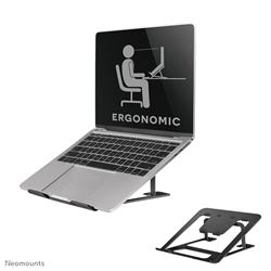 Neomounts by Newstar NSLS085BLACK foldable laptop stand for 10-17" laptops, tilt adjustable - Black