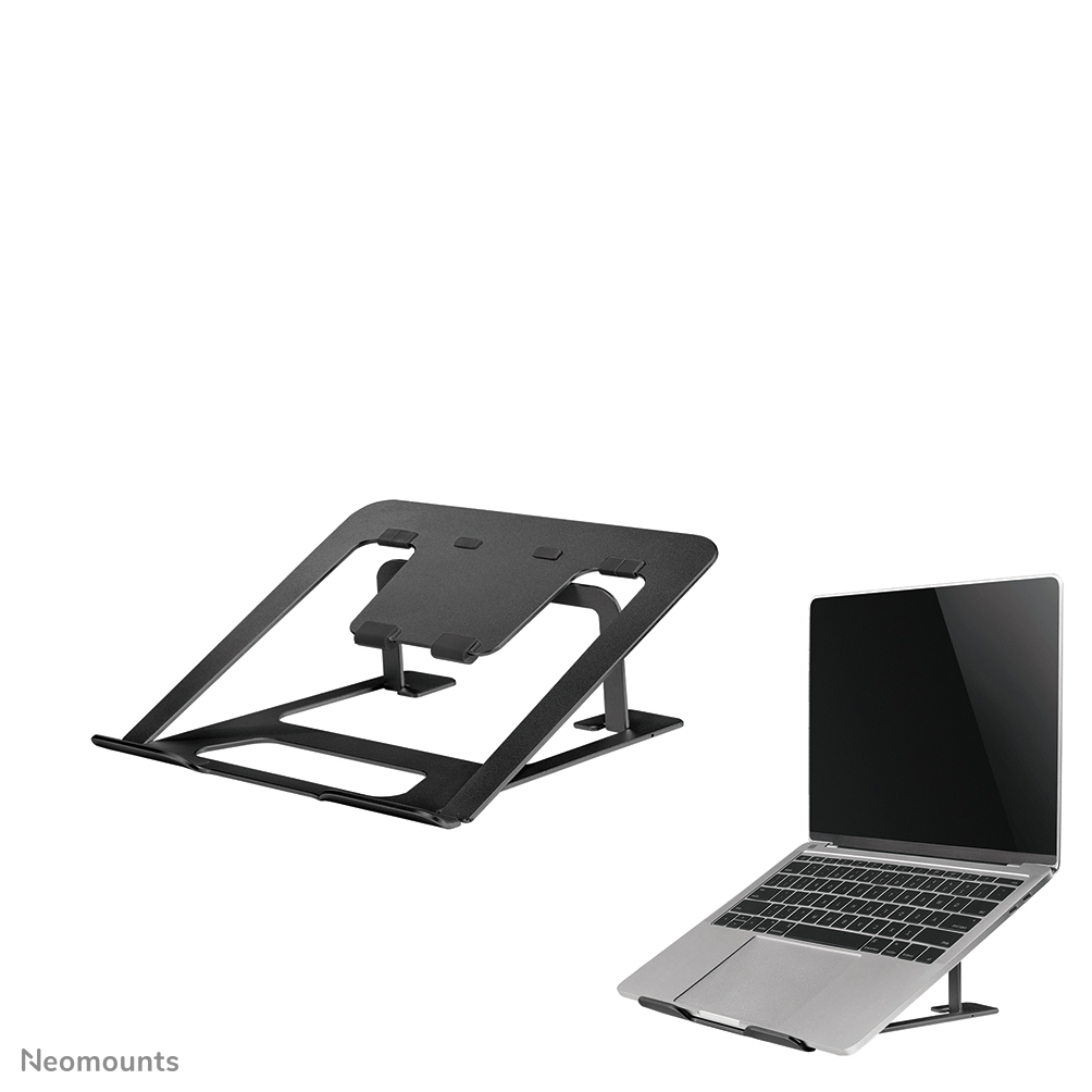 Neomounts by Newstar NSLS085BLACK foldable laptop stand for 10-17" laptops, tilt adjustable - Black