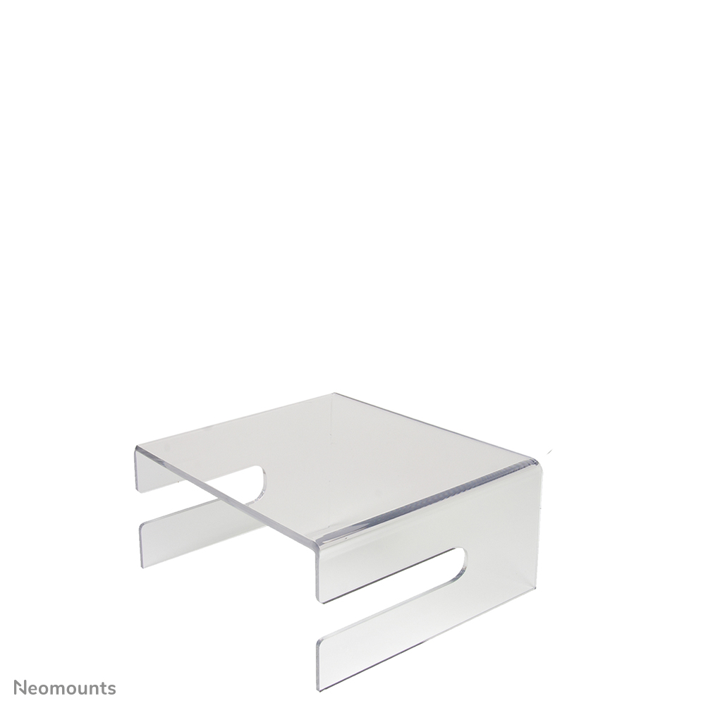 Neomounts NSMONITOR50 Monitor/laptop riser - max 25 kg - hxwxd 12,5x26x25 cm - universal - transparent