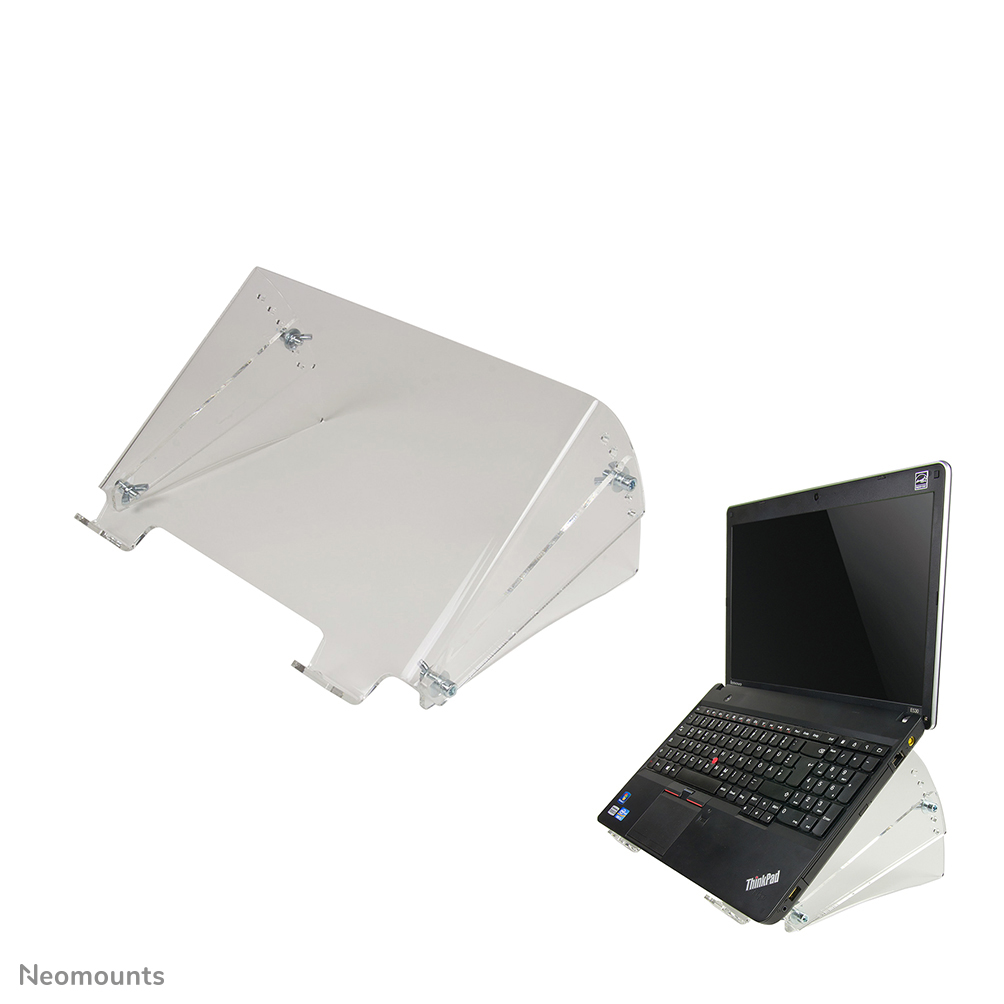 Neomounts by Newstar Tiltable Transparent Laptop Stand (Clear Acrylic)					