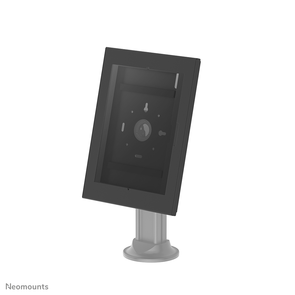 Neomounts WL15-602BL1 Tablet casing - lockable (incl. lock) - VESA 75x75 - suitable for various 12.4-13" tablets - for modular set up with variety of desk and floor stands - Black