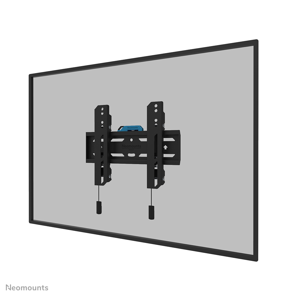 Neomounts LEVEL-850 WL30S-850BL12 Fixed TV mount wall - 24-65" - max 40 kg - VESA 50x50-200x200 - d 3,3 cm - level adjustment - lockable (incl. security screw, excl. lock) - Rapid Install-model incl. fixing template - black