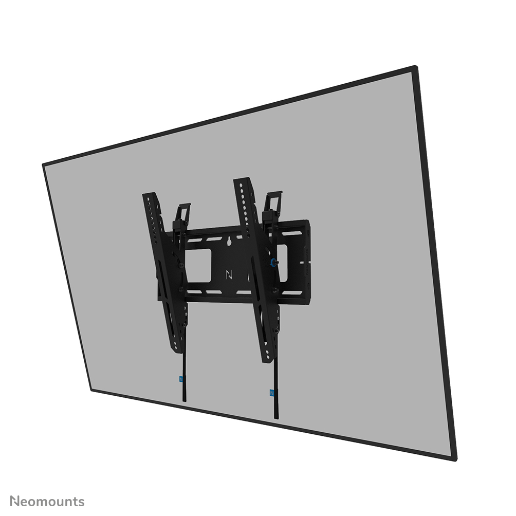 Neomounts LEVEL-750 WL35-750BL14 Tiltable heavy duty wall mount - 32-75" screen - max 100 kg - VESA 100x100-400x400 - d 9,3 cm - level adjustment - lockable (excl. lock) - TÜV certified - Rapid Install-model - Tilt Guard - black