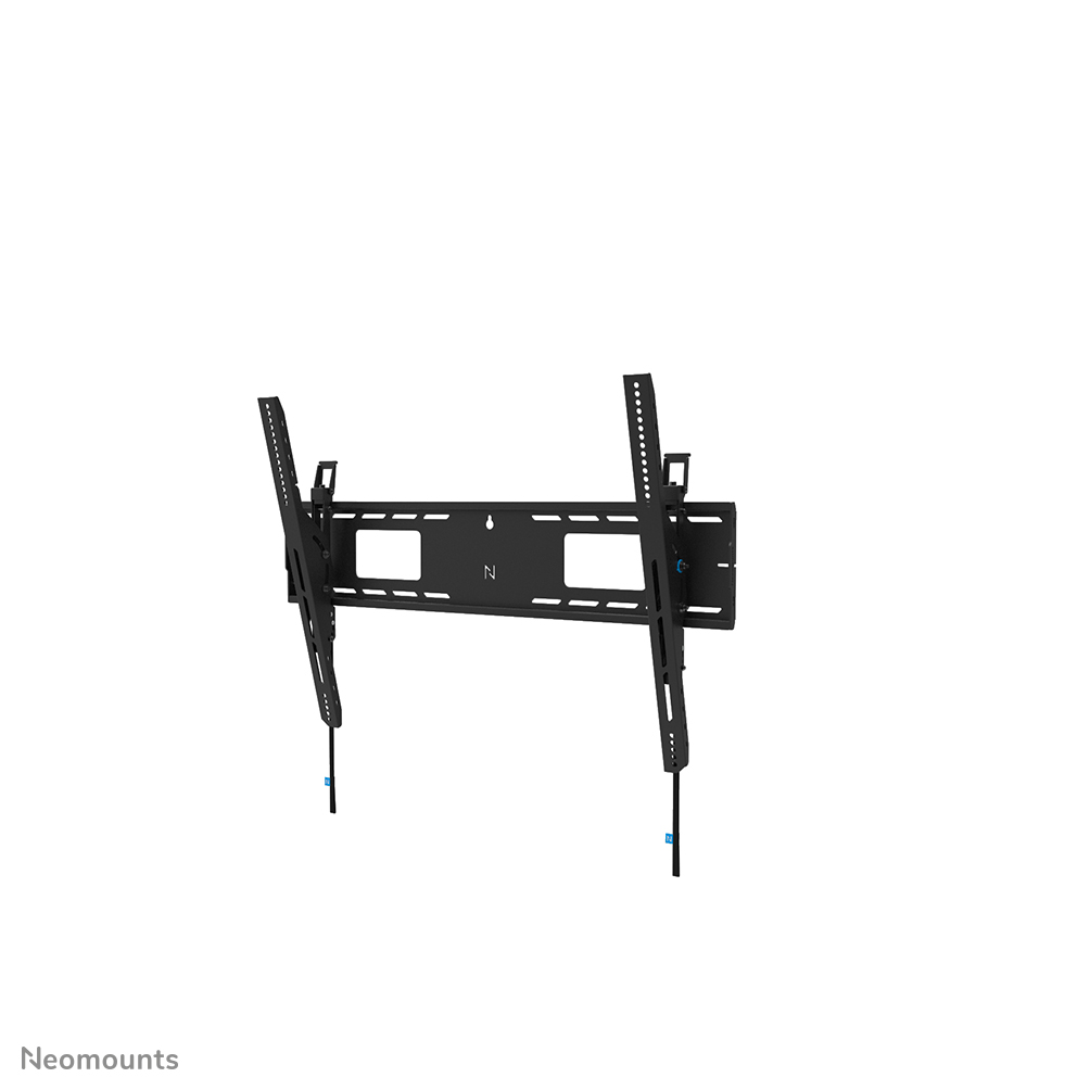 Neomounts LEVEL-750 WL35-750BL18 Tiltable heavy duty wall mount - 43-98" screen - max 125 kg - VESA 100x100-800x600 - d 9,3 cm - level adjustment - lockable (excl. lock) - TÜV certified - Rapid Install-model - Tilt Guard - black