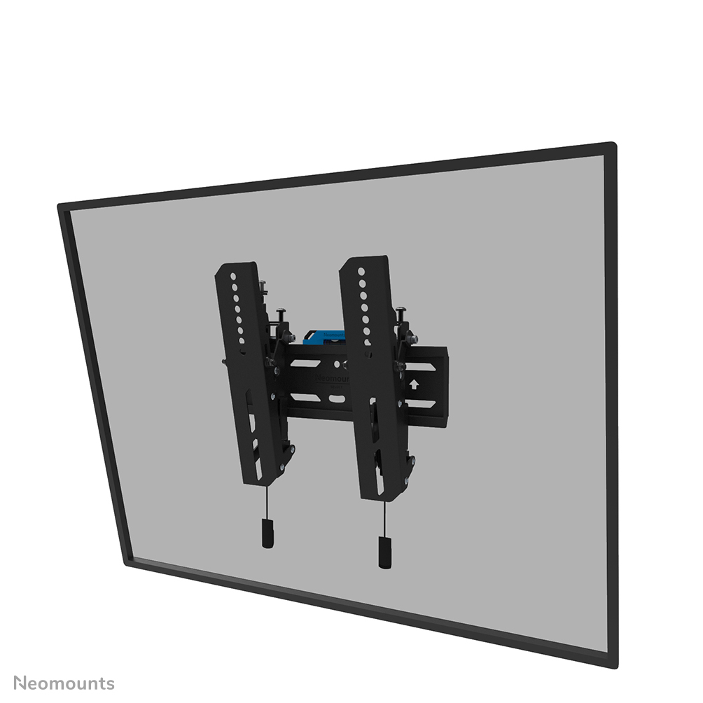 Neomounts LEVEL-850 WL35S-850BL12 Tiltable TV mount wall - 24-65" - max 40 kg - VESA 75x75-200x200 - d 3,5 cm - level adjustment - lockable (incl. security screw, excl. lock) - Rapid Install-model incl. fixing template - black