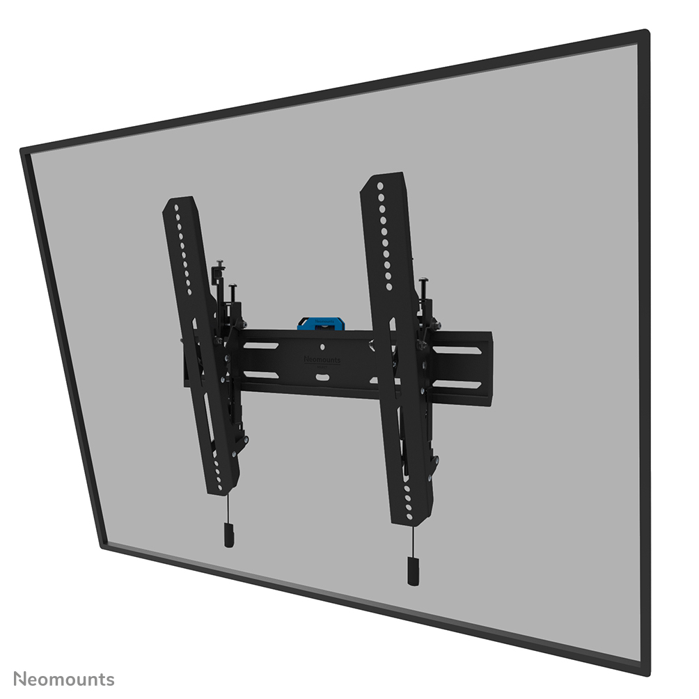 Neomounts LEVEL-850 WL35S-850BL14 Tiltable TV mount wall - 32-75" - max 50 kg - VESA 100x100-400x400 - d 3,5 cm - level adjustment - lockable (incl. security screw, excl. lock) - Rapid Install-model incl. fixing template - black