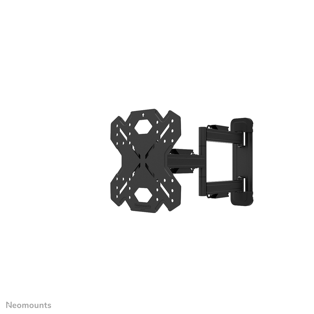 Neomounts LEVEL-850 WL40S-850BL12 Full motion TV mount wall - 32-55" - max 40 kg - VESA 100x100-200x200 - d 4,7-55,5 cm - level adjustment - Rapid Install-model incl. fixing template - black