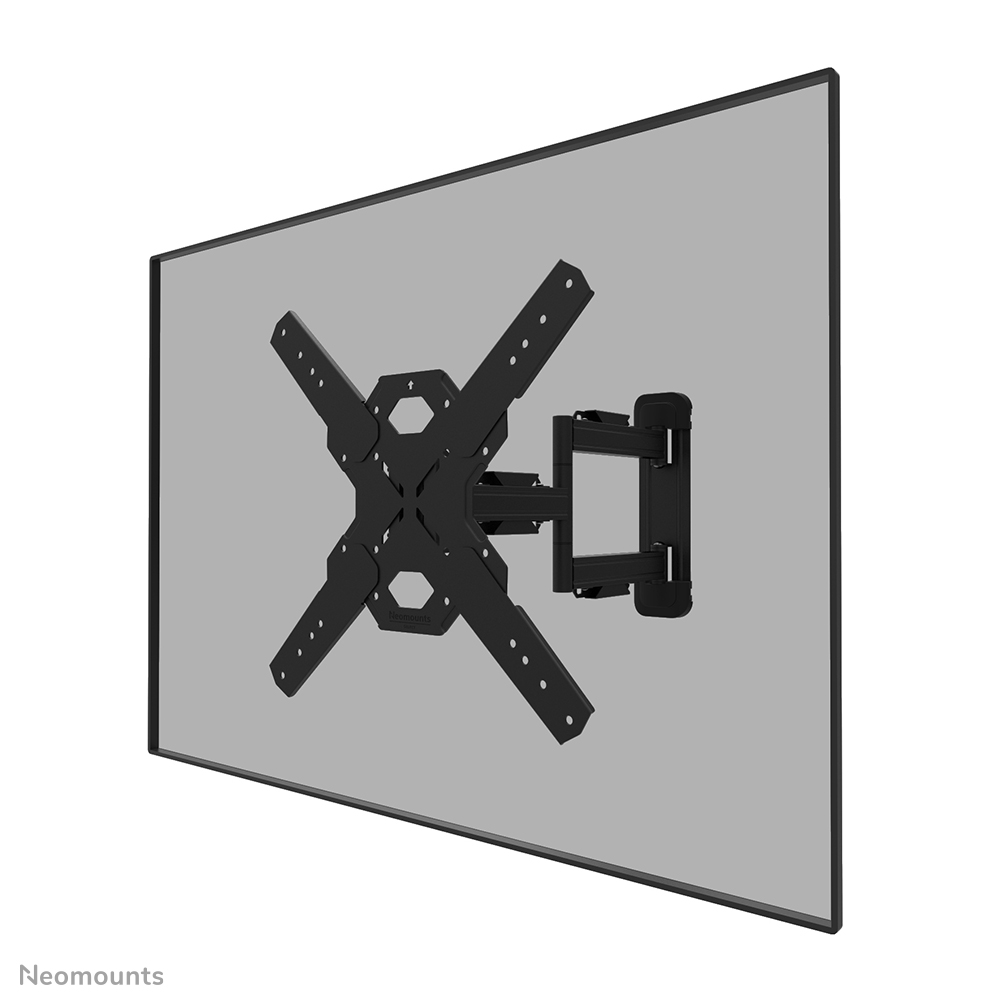 Neomounts LEVEL-850 WL40S-850BL14 Full motion TV mount wall - 32-65" - max 40 kg - VESA 100x100-400x400 - d 4,7-55,5 cm - level adjustment - Rapid Install-model incl. fixing template - black