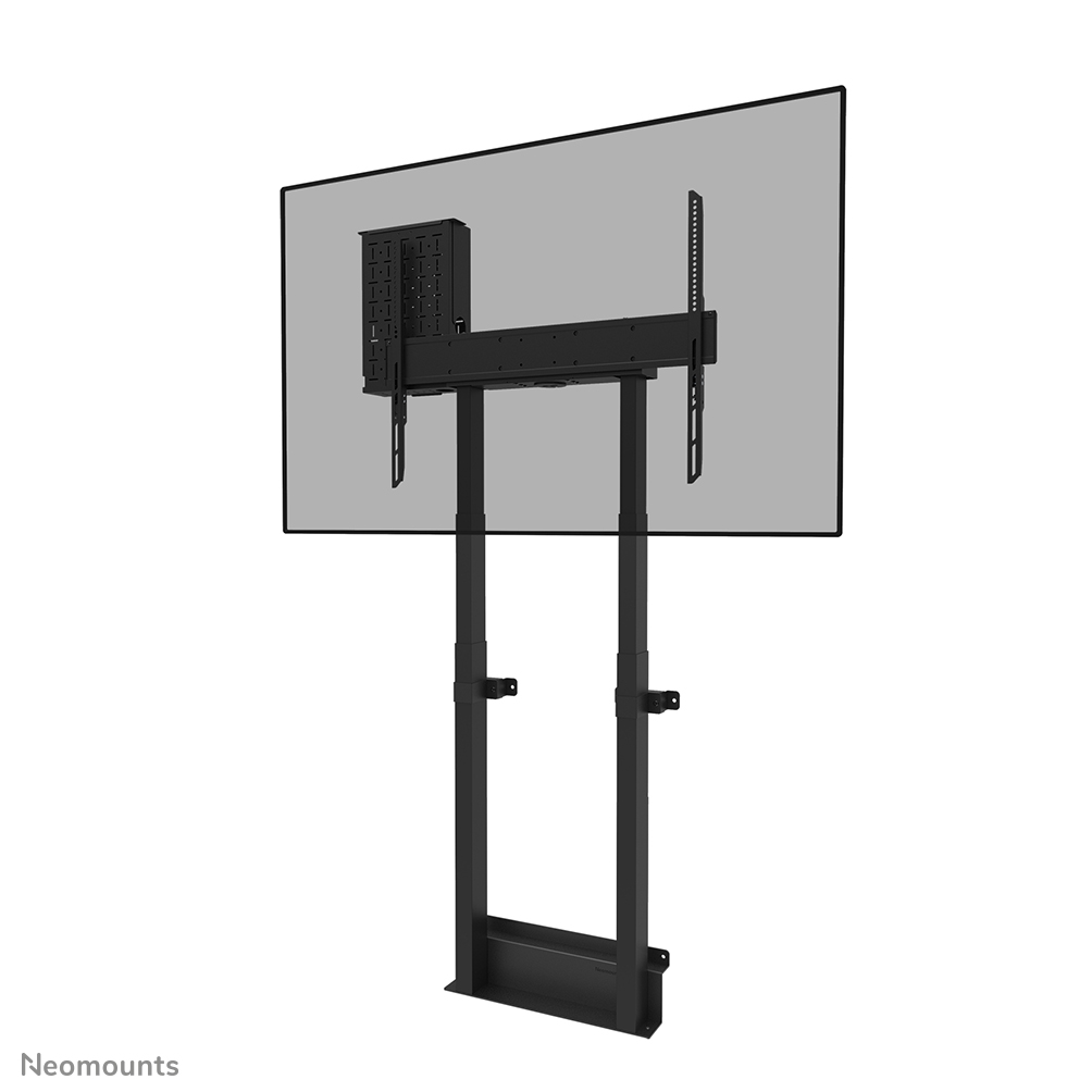 Neomounts MOVE Lift WL55-875BL1 TV floor stand - 55-100" - wall - max 110 kg - motorised h 98-163 cm (35mm/sec) - VESA 100x100-800x600 - lockable (excl. lock) - TÜV certified - video bar kit optionally available - black