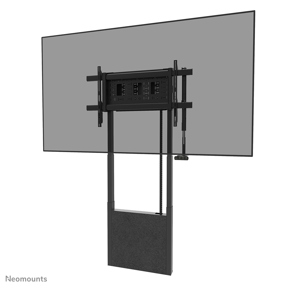 Neomounts MOVE Lift X WL55-885BL1 Floor-to-wall mount - 65-105" - max 120 kg - motorised height adjustment 112-212 cm -  50mm/sec - VESA 200x200-1000x600 - lockable - black