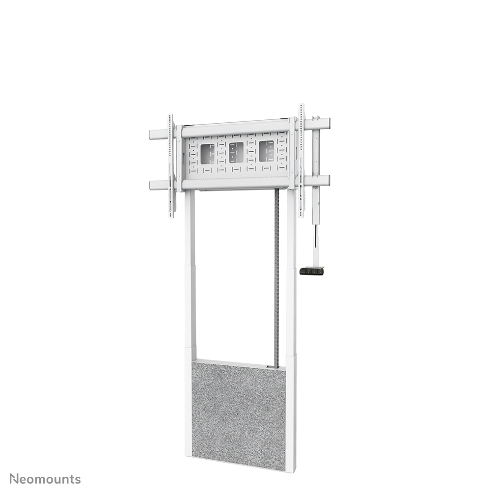 Neomounts MOVE Lift X WL55-885WH1 Floor-to-wall mount - 65-105" - max 120 kg - motorised height adjustment 112-212 cm -  50mm/sec - VESA 200x200-1000x600 - lockable - white