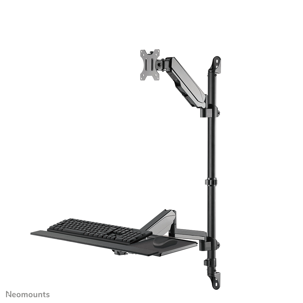 WL90-325BL1 - Neomounts wall mounted sit-stand workstation - Neomounts