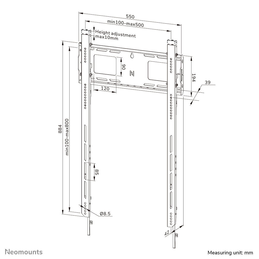 Neomounts WL30-750BL18P LEVEL